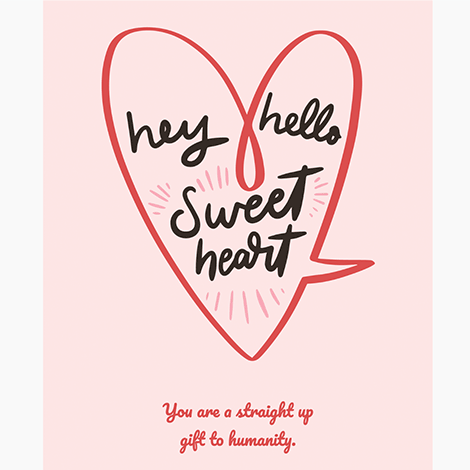 Hello Sweetheart Valentine eCard